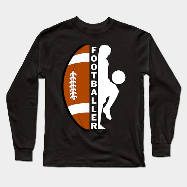 Footballer Long Sleeve T-Shirt by Union Shirts